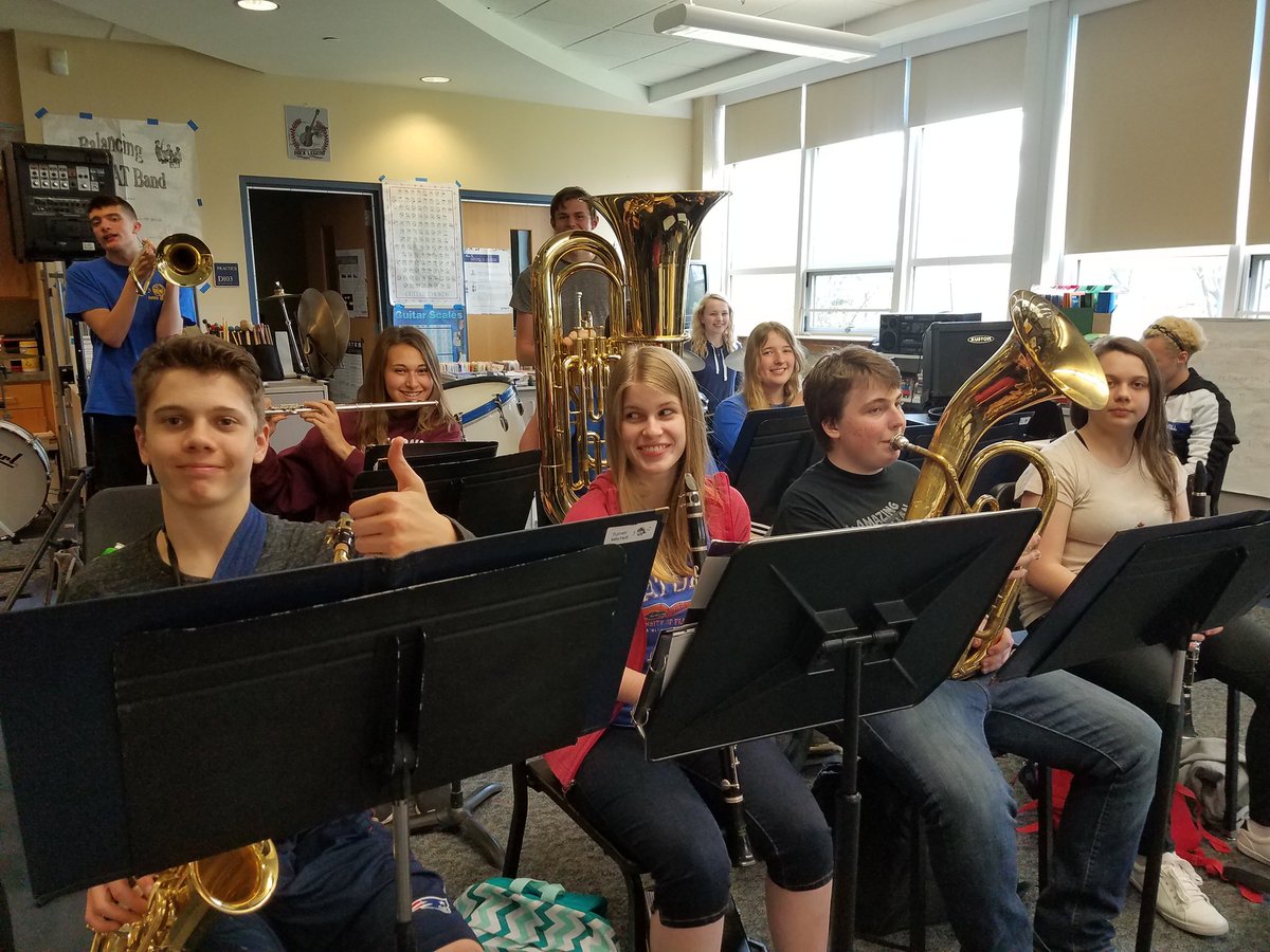 The band is ready for their spring concert Wednesday at 7 pm. Don't miss it
