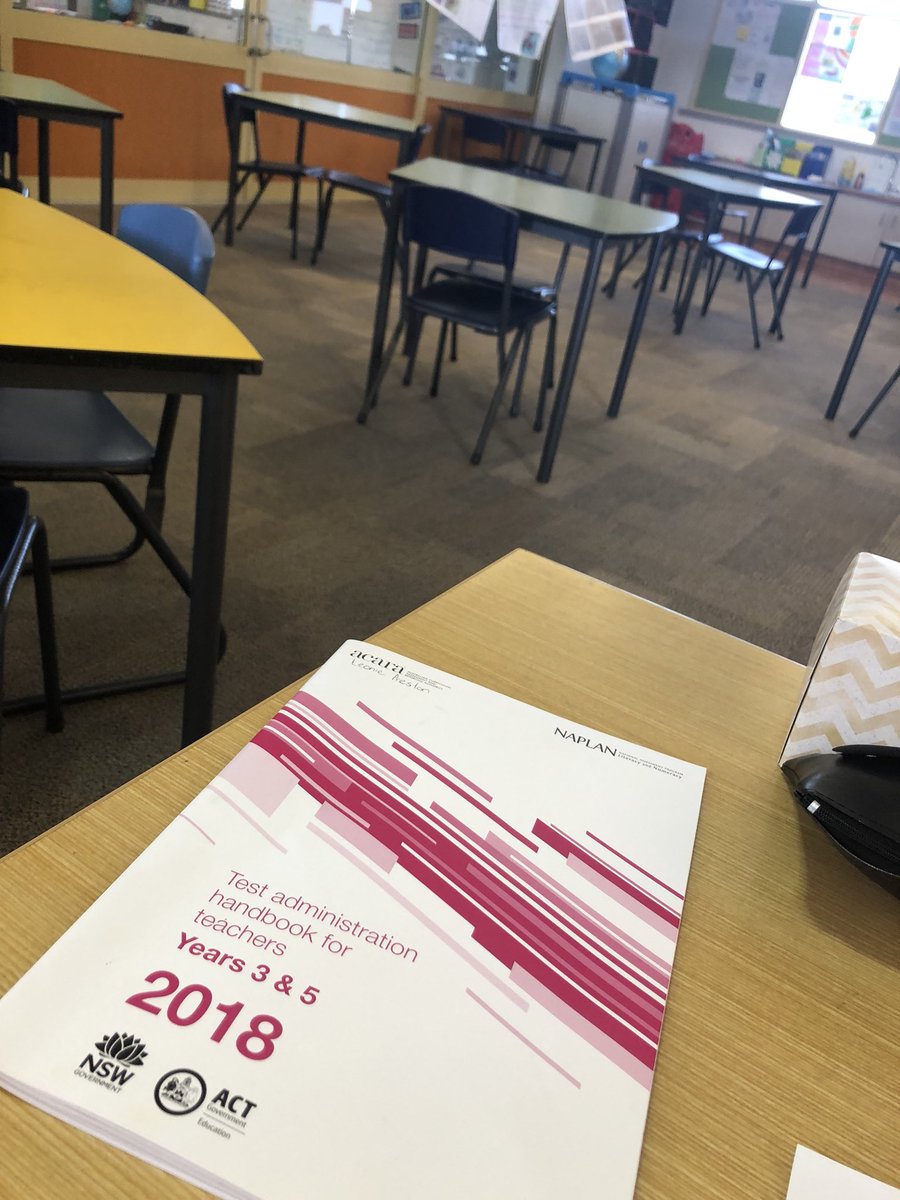 First experience running a NAPLAN test today #acuedu_p