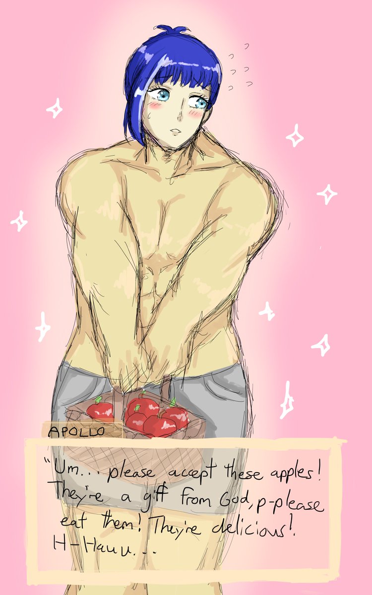 Sharon I Made Fanart Of Gezeusquiryst S Oc Apollo Kun Mine Is The One In The Vn Style 8
