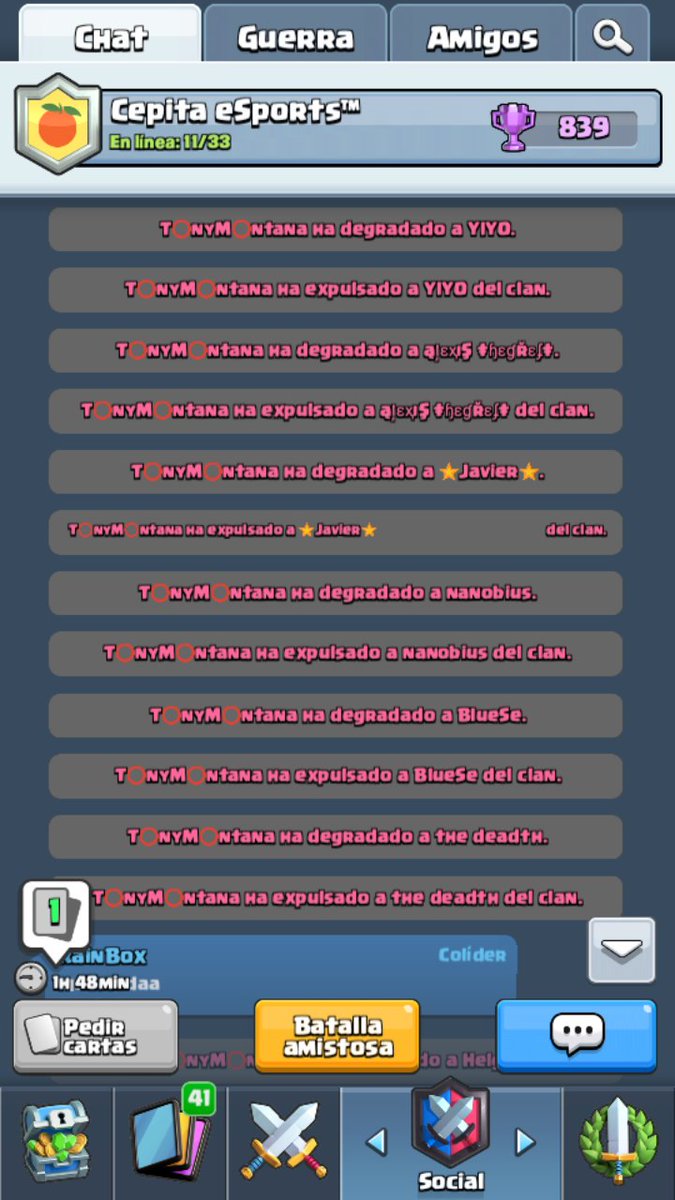 Necesitamos el apoyo de todos Para poder crecer de nuevo @TeamMapple <a href="/Edsonv18/">Russell</a> @smaugclashroyal @MrCotoYT @nachittus_YT <a href="/BIO_eSports/">BIO Esports</a> @TeamLiquid_AR <a href="/weed_sports/">Weed eSports</a>