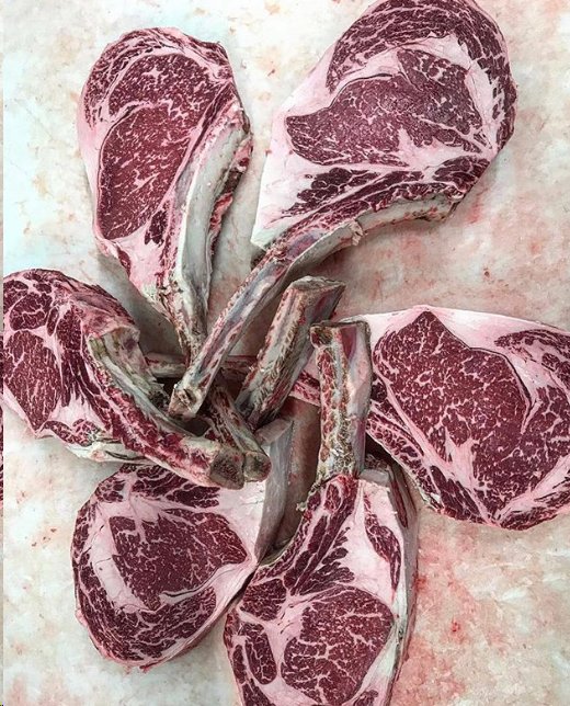 Can you “Handle” an American Wagyu Tomahawk? Best of the best! #Wagyu #RestaurantSupply #Wholesale #beef #steak