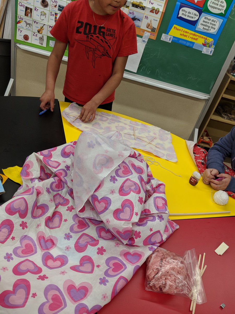 noelle_pepin's tweet photo. The stages and testing of making, three students were making a kite and decided to make use of our fan. https://t.co/LAPWvLHMaP