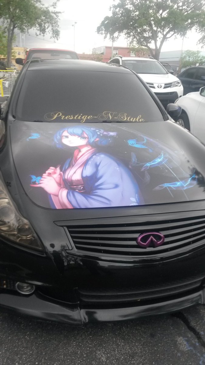 DiscordedShadow's tweet photo. Saw this car at work and DAMN it is nice!
#Highschooldxd #anime #outofbullets https://t.co/WgMg7Ex1XC