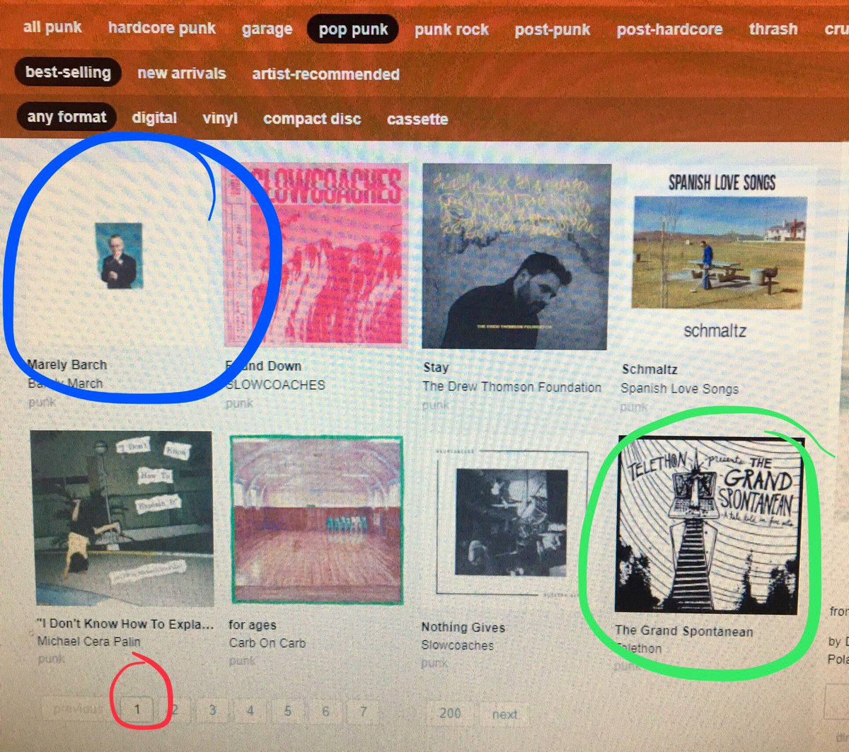 halloweenrecord's tweet photo. Dang! This is wild! @barelymarch is the number one best-selling pop-punk release on @Bandcamp right now, and @telethonband is number eight. NOT TOO SHABBY. Time to buy Nintendo Switches I guess!!! #tropicalfreeze #funkymode https://t.co/NVr2McTQxP