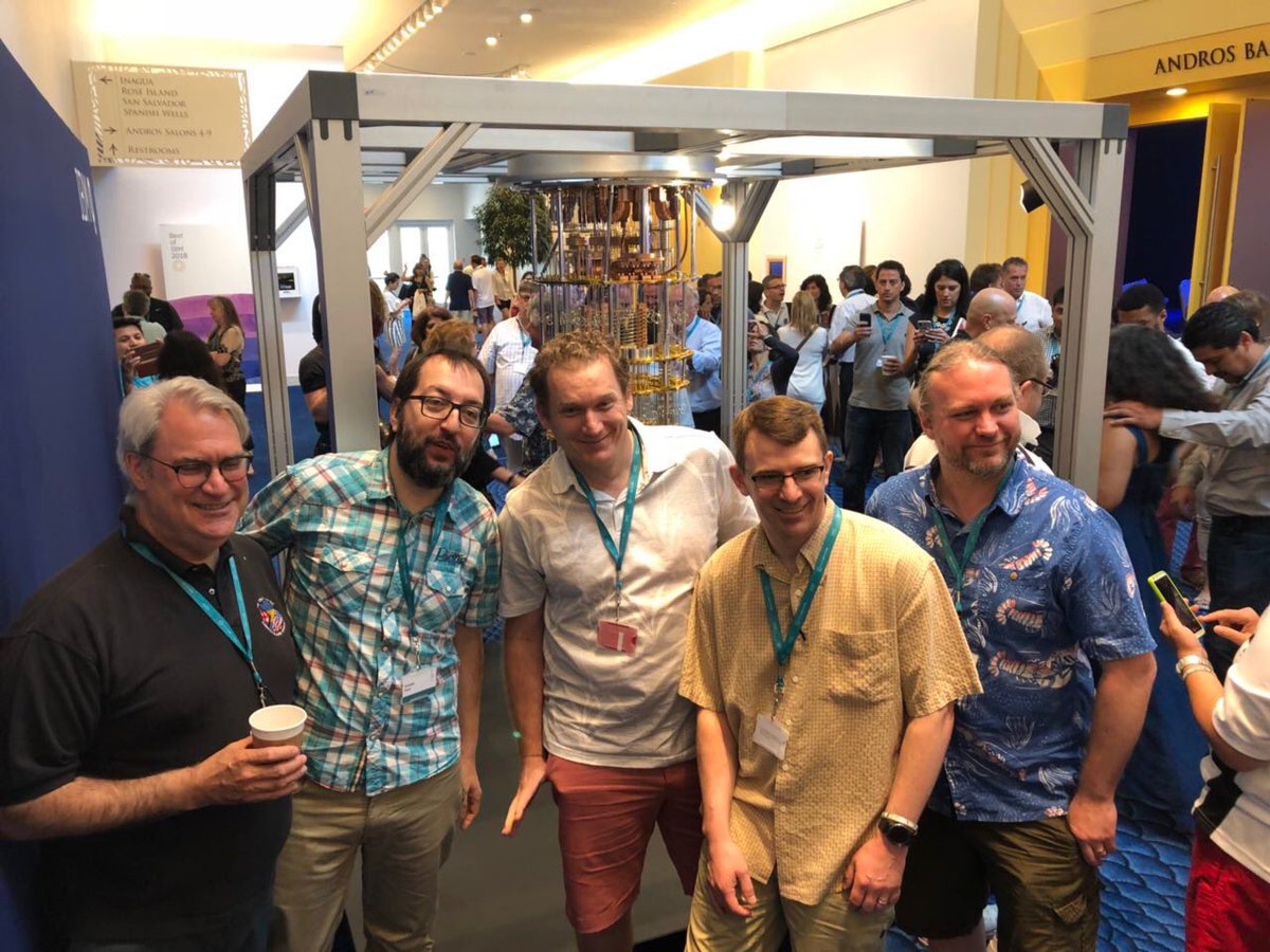 Knothead859's tweet image. The Ibm quantum guys! #bestofibm