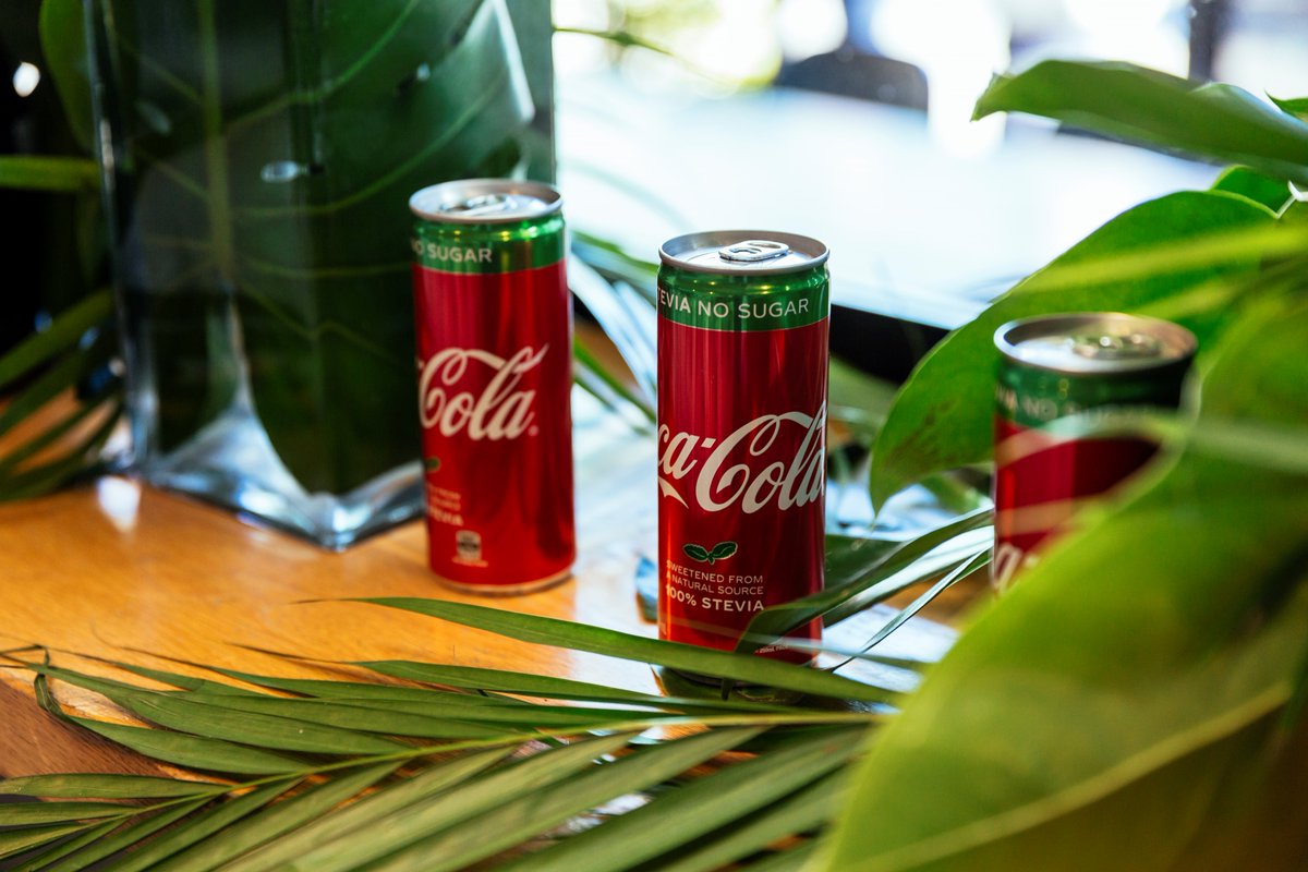 CocaColaAmatil's tweet image. New Zealand is the first country in the world to launch Coca-Cola Stevia No Sugar - 100% sweetened with stevia, which is derived from a natural source – the leaf of the stevia plant! #localwin #NewZealand