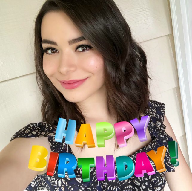 Happy Birthday Miranda Cosgrove  