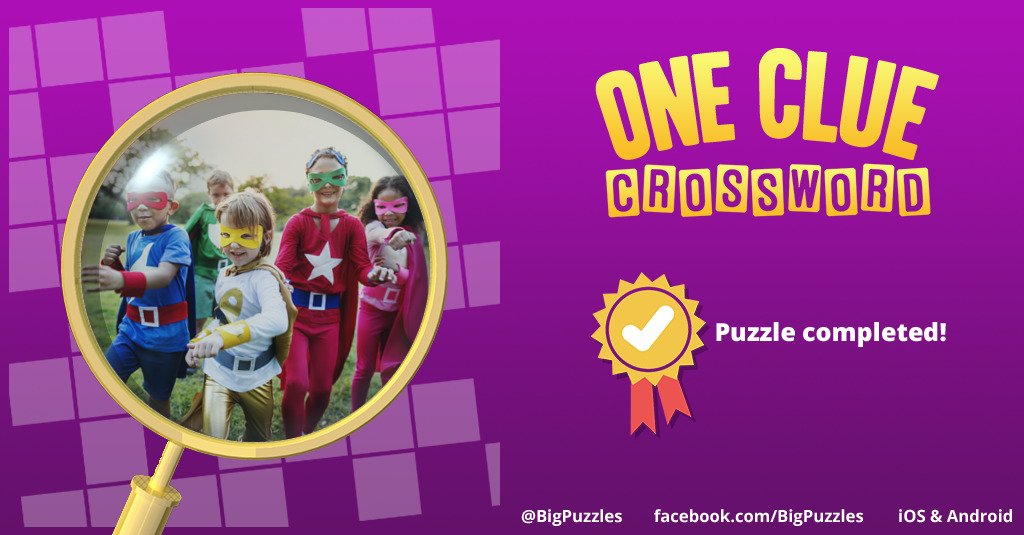 bhsZoie's tweet photo. I completed a puzzle in One Clue Crossword. Play now for free!
https://t.co/dygaU3fQwZ #OneClueCrossword https://t.co/hoT6DhM41X