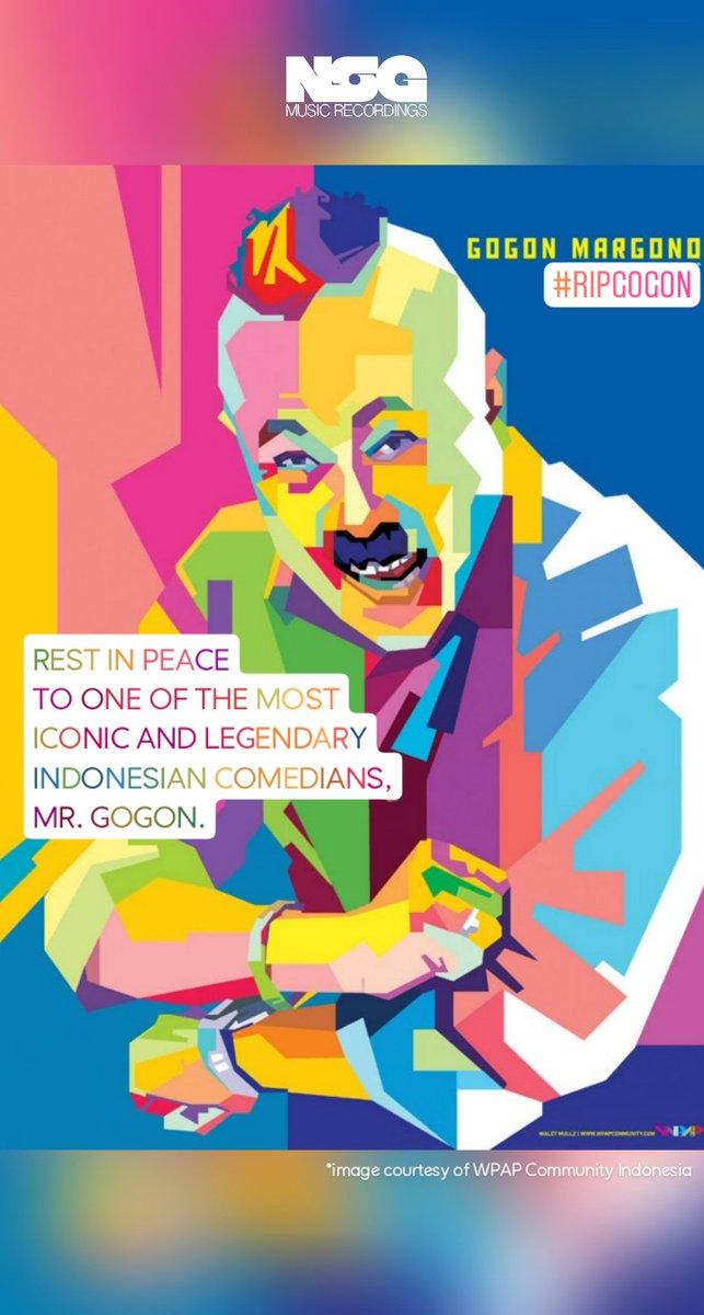 nsgmusic's tweet photo. RIP Mas Gogon. You will always be remembered as one of the most iconic Indonesian comedians ever.
Terima kasih telah memberikan keceriaan dan gelak tawa bagi rakyat Indonesia. #RIPGogon https://t.co/fhHmMkjGQr