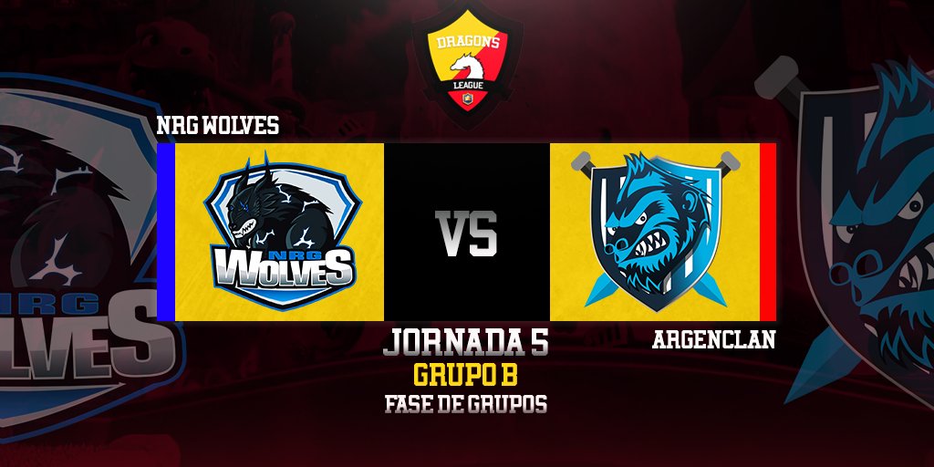 📌JORNADA 5-GRUPO B
▫️ @NRG_Wolves 🆚️ <a href="/ArgenclanTeam/">Argenclan 🇦🇷</a> 

📆Martes 15 de Mayo ⏰22:00HS🇦🇷20:00HS🇲🇽