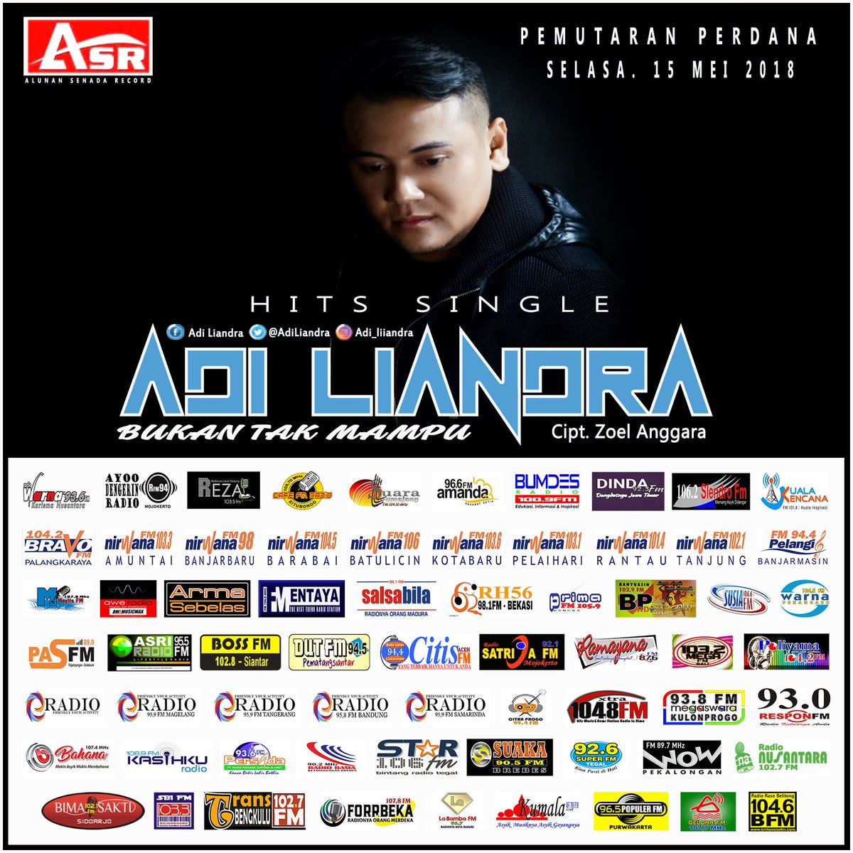 magitafm's tweet photo. Jadikan pilihan reques single ini di #sensasimagita jam 15.00 - 17.00 wib hari ini ada
#PemutaranPerdana
@AdiLiandra #BukanTakMampu #ASRRecord cc @HendraHardiy
MD.Rudi gita @Karjuni3 https://t.co/q4AJD44Vnd