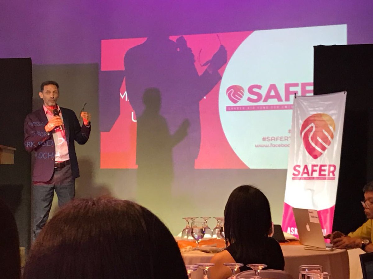 oxfamph's tweet photo. Happy to be part of today's launch of Shared Aid Fund for Emergency Response (SAFER)- the country’s first locally led fundraising mechanism for disaster response and relief. Congratulations to member organizations CODE-NGO, HRC and CBCP NASSA Caritas. #saferPinas #safer2018 https://t.co/rYEK1A5SwP