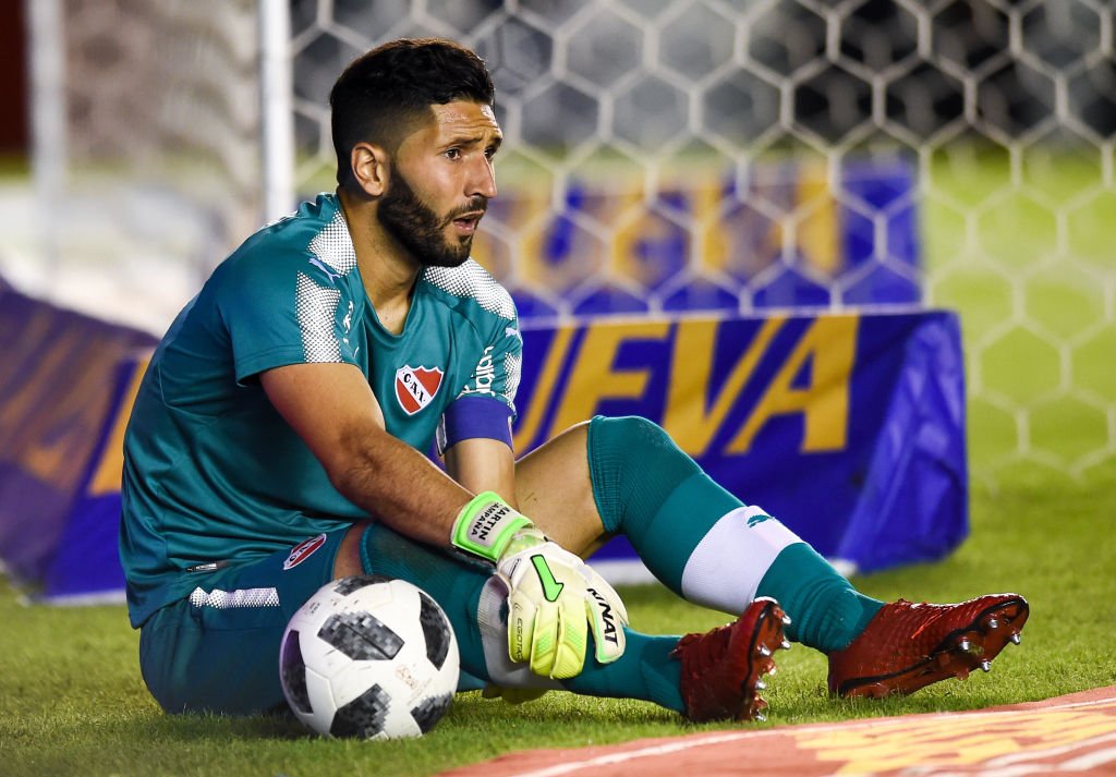 SC_ESPN's tweet photo. De los mejores arqueros de la Superliga: Martín Campaña y su Independiente, el arco menos vencido de la Primera División argentina (sólo 19 goles en contra). https://t.co/FMDmjS65NQ