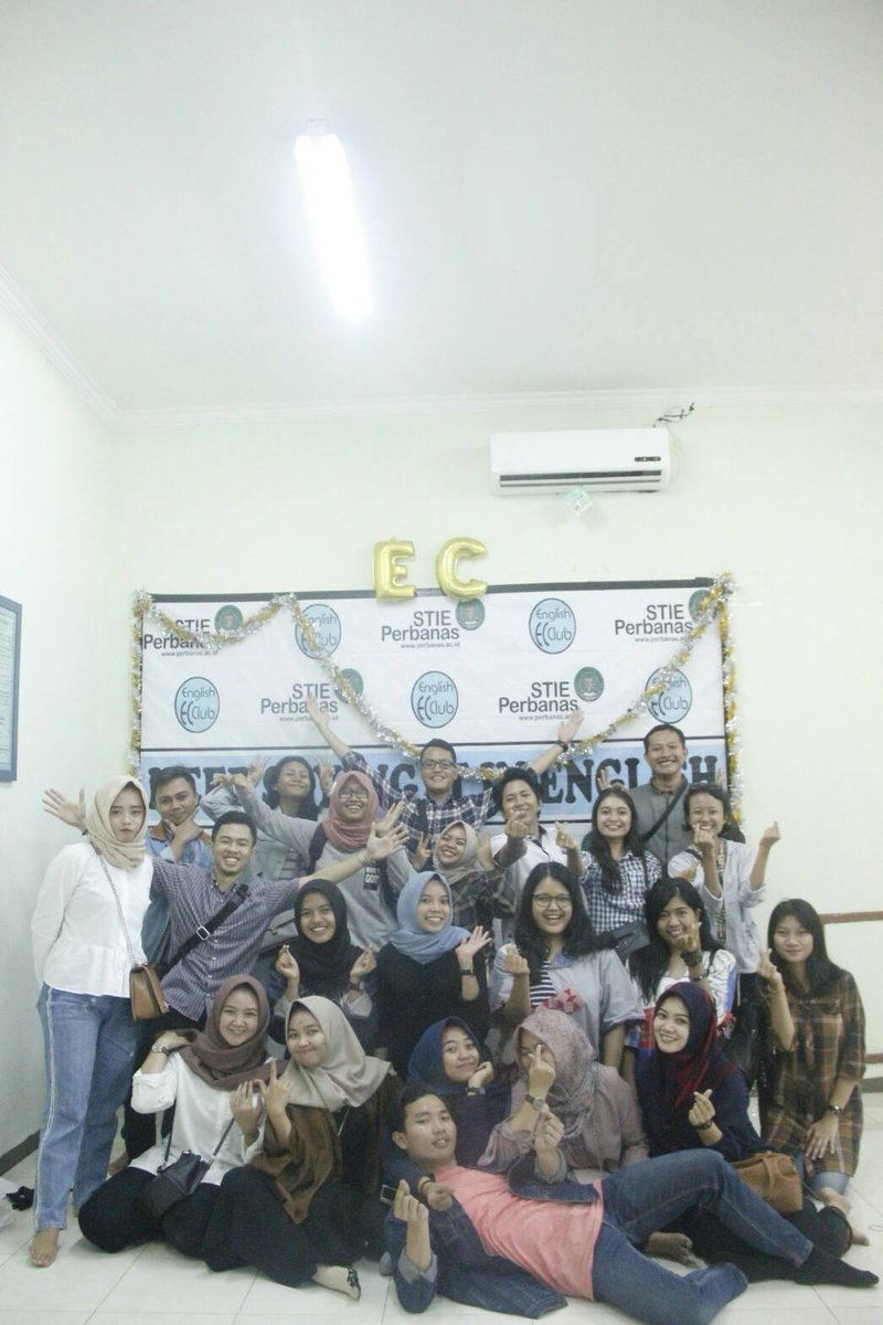 ECPerbanas's tweet photo. [🎈BIG CONFERENCE AND REGENERATION🎈]
.
We would like to say Thank You to our beloved EC Fams who came!  Thank you for the great advice for a better English Club ahead and your endless support. We're lucky to have you! ✨
.
📢 English Club!  Keep Saying It In English https://t.co/icBRqOhoaO