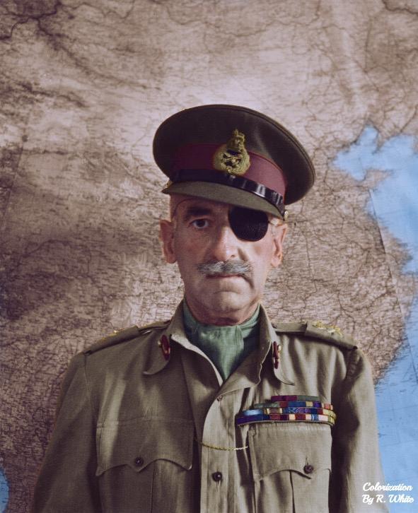 Amazing Historical Photo of Adrian Carton de Wiart in 1943 