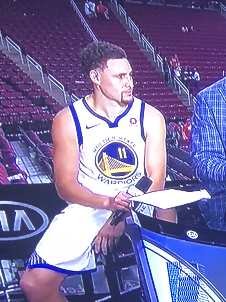 #Warriors Klay Thompson says he doesn’t care he’s not a “big name” in this series: “I get paid handsomely. I play in a great place in the Bay Area and we compete for championships year in and year out....I’m  thankful to be here because we got something special going.”