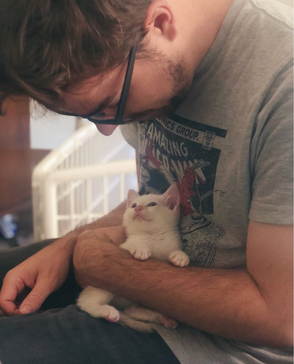 For everyone who’s been asking...

Traffic Kitten has a new home! Congrats to new parents @BrianARuss and Kelly, and huge thanks to <a href="/ShiraSAstrof/">Shira Scott Astrof</a> and her incredible animal rescue group for all the help!