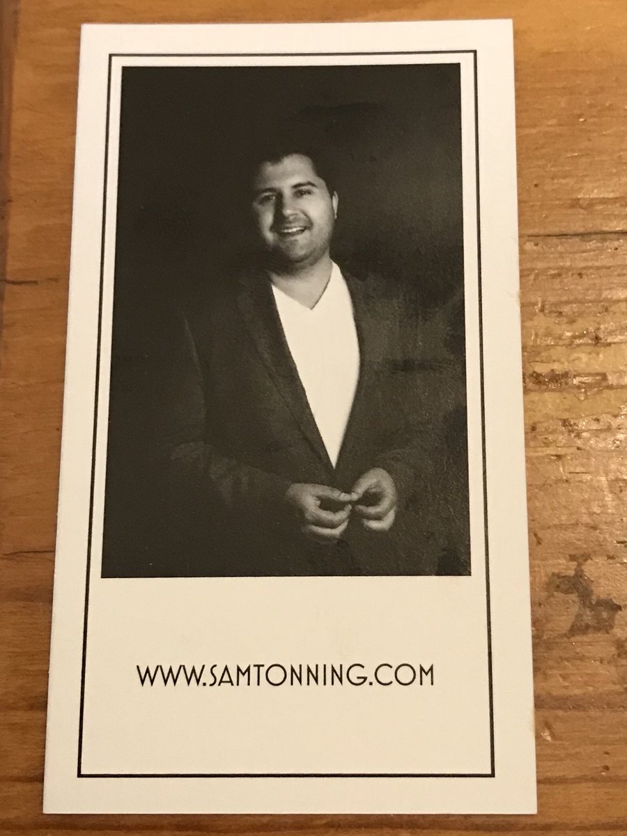 orocomics's tweet photo. @SamTonning used one of my illustrations on his new business cards! #illustration #portrait #standupcomedy #doingabusiness https://t.co/HYLUVX0tzj