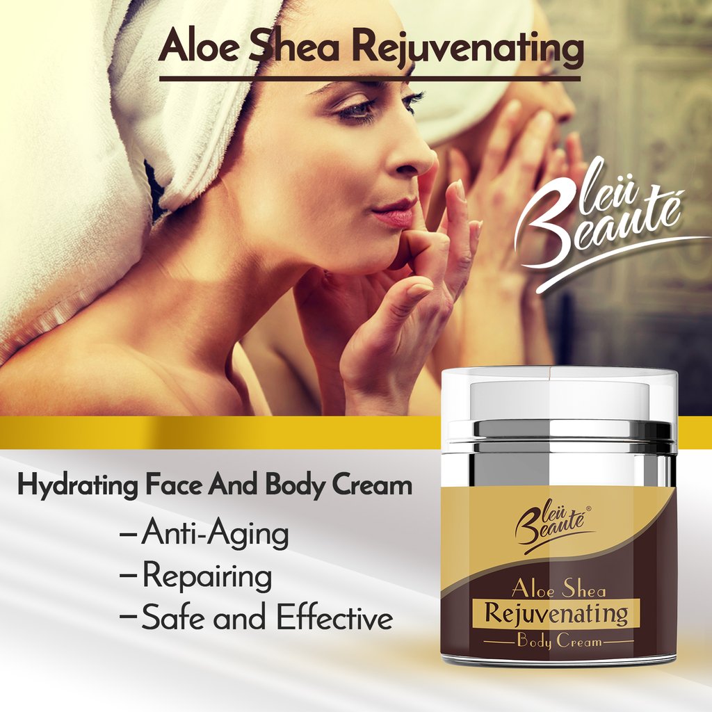 BleuBeaute's tweet photo. #AloeShea Rejuvenating #BodyCream - Hydrating and Moisturizing - face and body cream.
Aloe Shea butter nourishes and #moisturizes #sunaffected and tanned #skin. Most suitable for sensitive #skin and improves overall skin texture. Shop Now: https://t.co/hOiwfO0QB8 @BleuBeaute https://t.co/hVzJhc86rX
