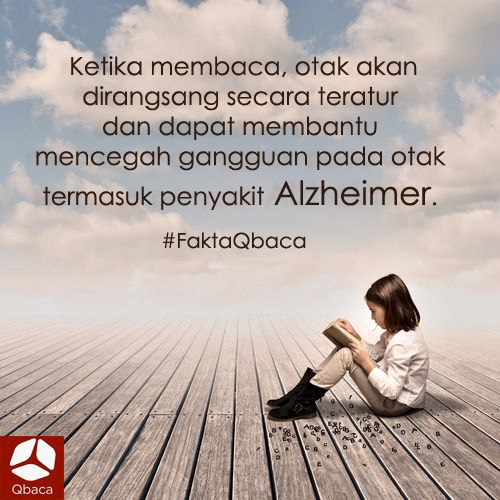 Banyak membaca dan sering menulis adalah 2 kunci utama dalam pencegahan penurunan daya ingat atau pikun. [Rush University]
.
#FaktaQbaca
#faktamembaca
#bacabuku
#gemarmembaca
#bukujendeladunia
#like4like
#followme
#gramedia
#gramediapurwokerto (IM)