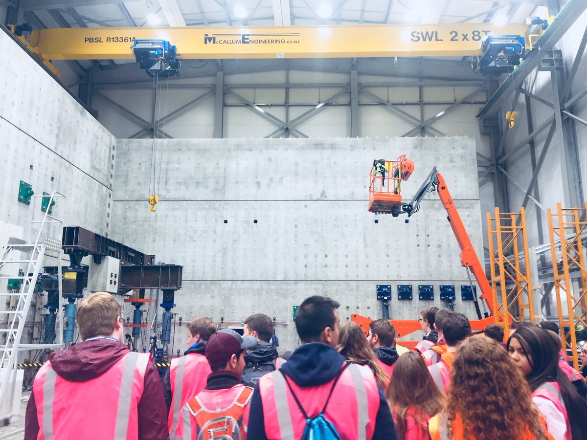 _AshleyRTaylor's tweet photo. Thanks to @UCNZ for hosting these Hokie engineering students in the @vtrsap program! Learning about structural engineering and student life. https://t.co/MaZYf26LAr