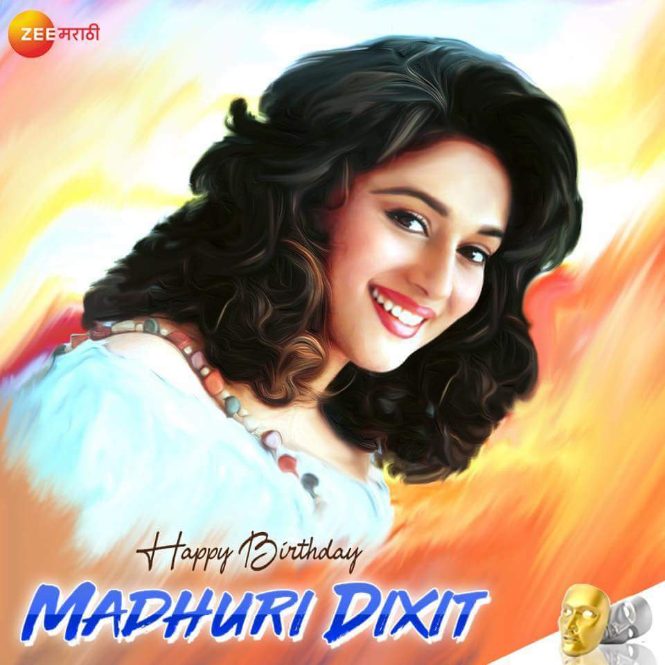  Her expressions are priceless .

Happy Birthday madhuri Dixit Mam 