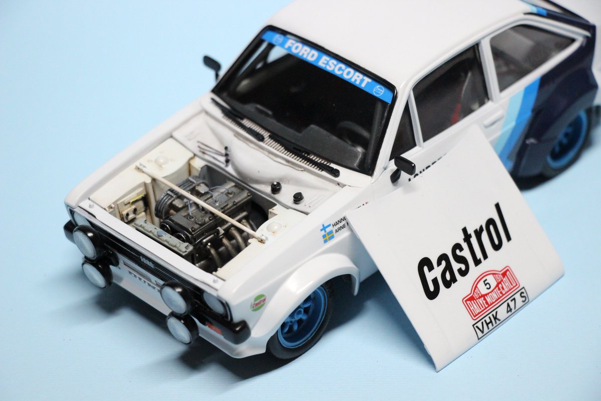 Italeri 1/24 Scale Ford Escort RS1800 Mk.II Rally Car Model Kit - Build Your Own Classic!
