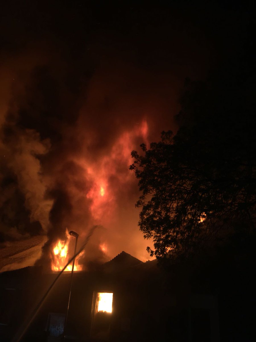 <a href="/LancashireFRS/">Lancashire Fire & Rescue Service</a> <a href="/RawtenstallFire/">Rawtenstall Fire Station</a> @Hyndburn_Fire <a href="/BurnleyFire/">Burnley Fire Station</a> Early stages of the incident on view here. Very intense fire