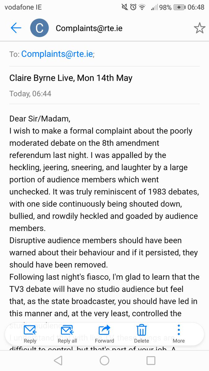 seanieflanagan's tweet photo. Complaints@rte.ie #cblive https://t.co/5JppCt9KTQ