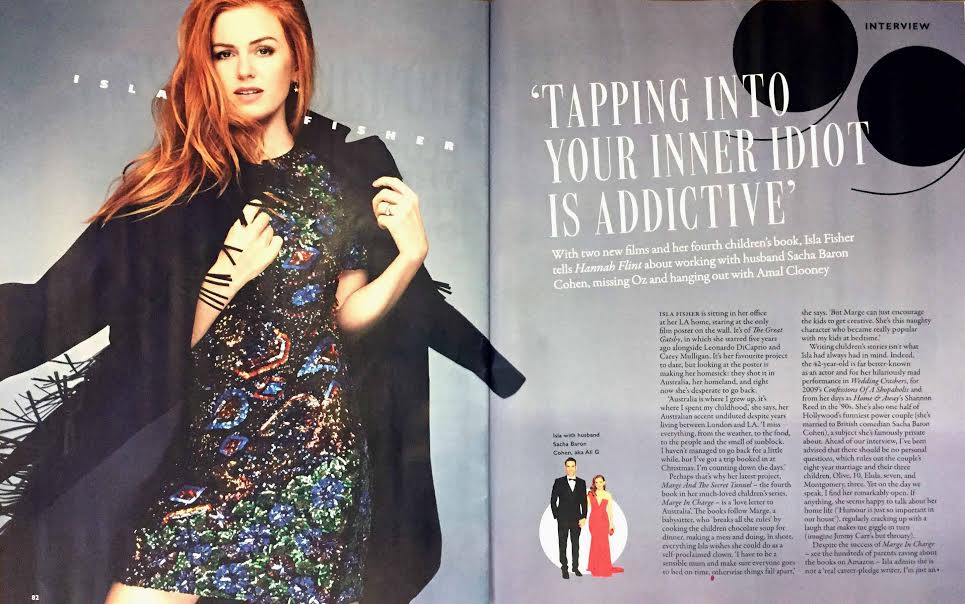 With two New films #Tag and #TheBeachBum released and her fourth children's book #HannahAndTheSecretTunnell (out 17thMay) @IslaFisher__ is as busy as ever. Inside @GraziaUK Photo @Rachell_Smith / @CameraPress #IslaFisher #MargeinCharge