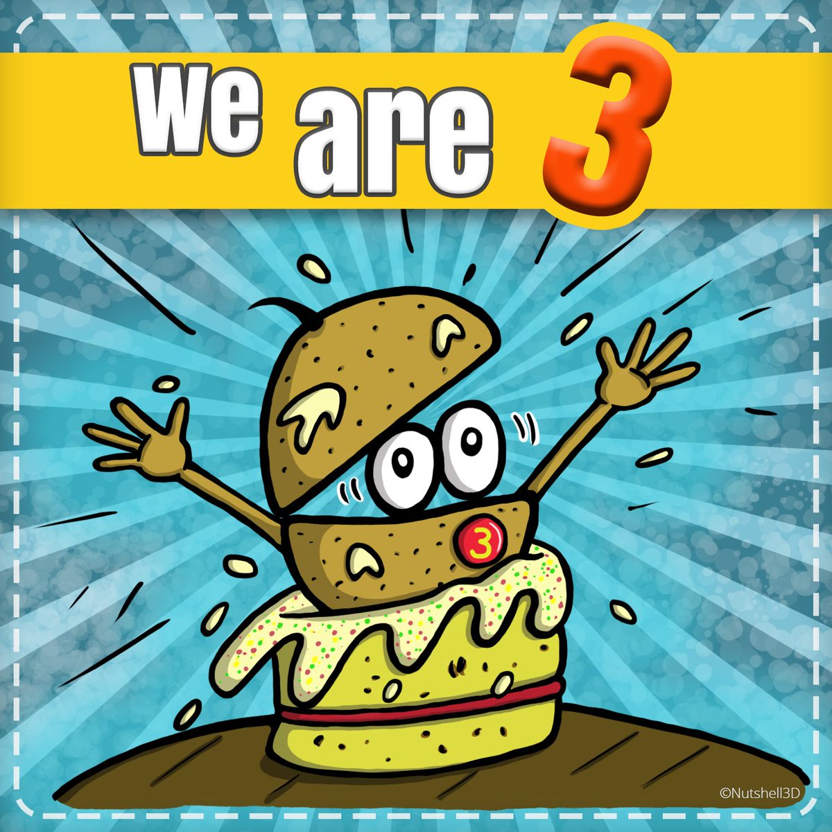 Nutshell3D's tweet image. It's our 3rd #birthday! 
Thank you to all our clients and followers for the support - here's to the next 3 years!
Feel free to send us cake 😀😀
#businessgoals #milestone #happybirthday
