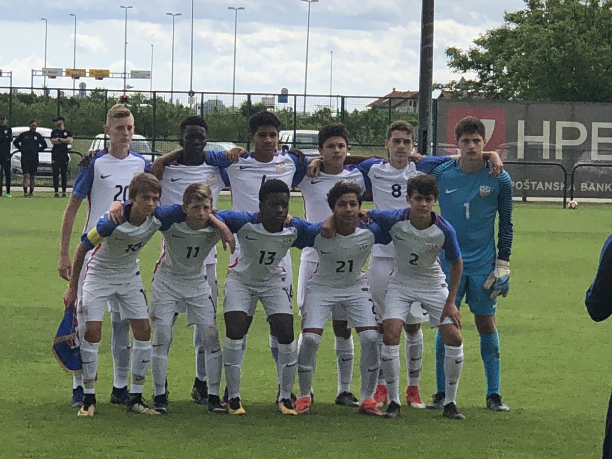 Harishot's tweet photo. Starting XI ....USA 5 - Serbia 0 https://t.co/tJcIYRIehm