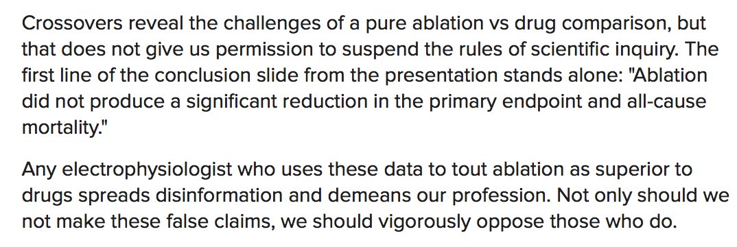My column on the landmark #CABANA trial is up. It’s a pivotal moment for EP docs: Do we stay true to science? 
medscape.com/viewarticle/89…