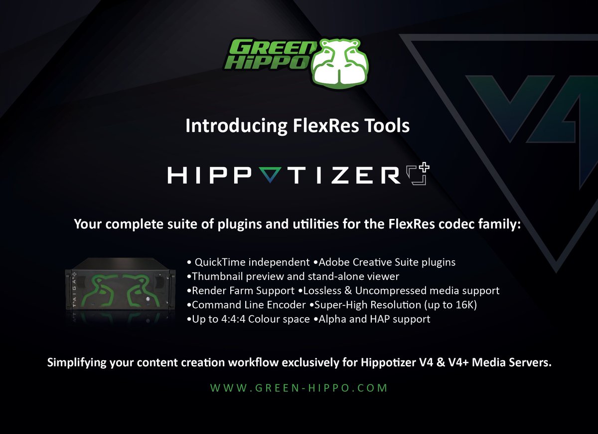 GreenHippo__'s tweet image. Introducing FlexRes Tools; your complete suite of plugins and utilities for the FlexRes codec family: ✔️QuickTime Independent ✔️Adobe Creative Suite plugins ✔️Super-High resolution ✔️Thumbnail Preview &amp;amp; stand-alone viewer ✔️Render Farm Support✔️Alpha &amp;amp; HAP support