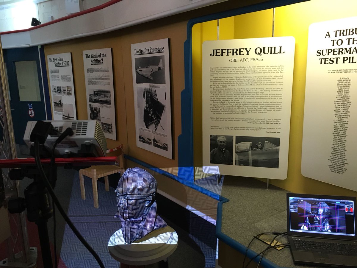 isodo3d's tweet photo. Scanning is well underway working on the Jeffrey Quill Bust. Using the HP Pro S3 Structured Light Scanner which will allow us to capture all the data needed to 3D print the Bust. see the finished results at the event https://t.co/xSpk6yhkBc @HP #handtoscan #3dscanning #3dscanned https://t.co/yMNDKSxy7O