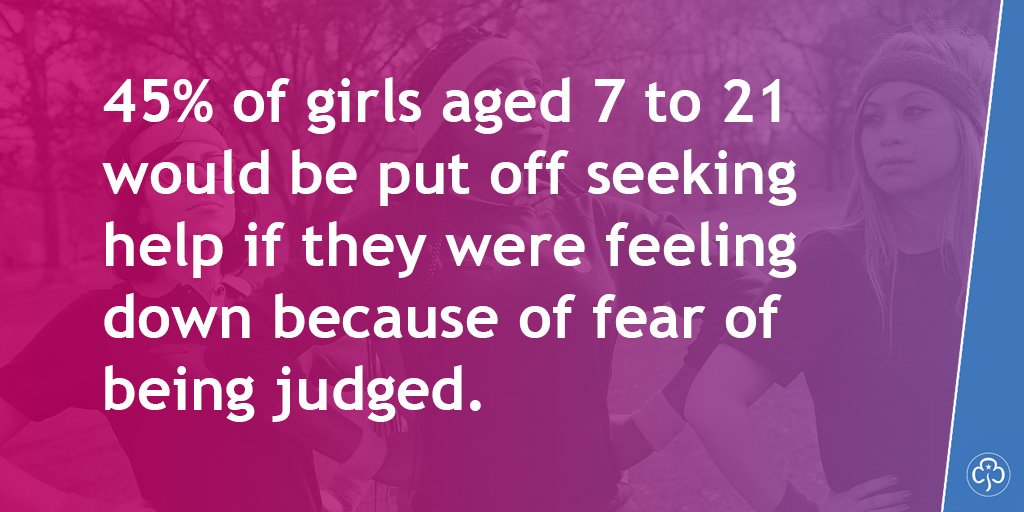 Girlguiding's tweet photo. During #MentalHealthAwarenessWeek it is important to highlight the impact of mental health on girls and young women. https://t.co/B9mkCvvhX4