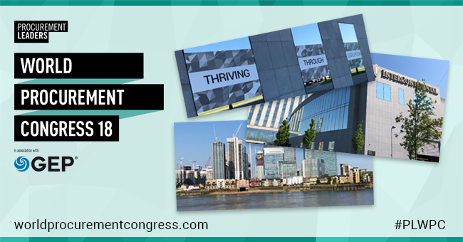 It's a beautiful day in London as we welcome delegates for the Pre-Congress executive briefings on SEI and talent. 700+ procurement executives and leading solution providers will join us tomorrow for the World Procurement Congress 18. Stay tuned for live updates  #PLWPC