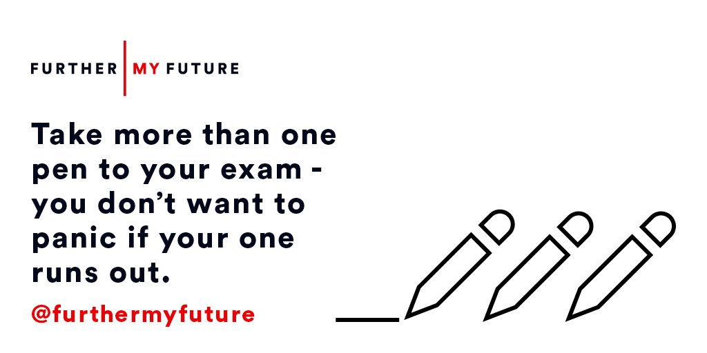 furthermyfuture's tweet image. It's Tuesday and we know lots of you are undergoing #exams today!😱 Here's a little tip for you - don't get caught out with no pen!🖋 #TuesdayThoughts #FutureTips