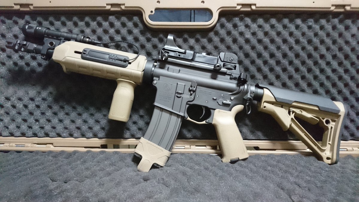 月刊MAGPUL MOE-SLハンドガードを組む、今月号は『M-LOK Hand Stop Kit