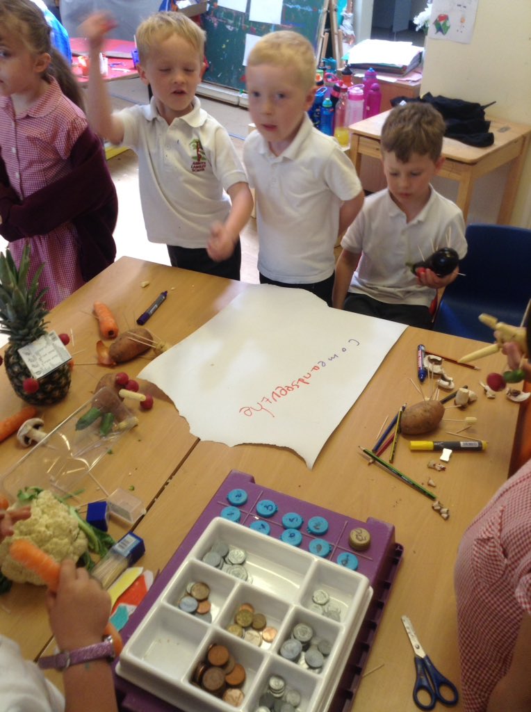missjenkinson92's tweet photo. Making superhero vegetables toys and a till to sell them on, who wants to buy? https://t.co/vEfajRZ3Hu