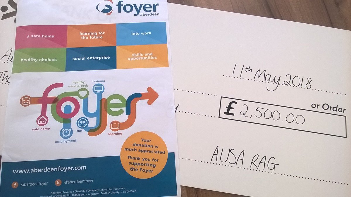 Aberdeen Foyer On Twitter A Massive Thanks To Aberdeen