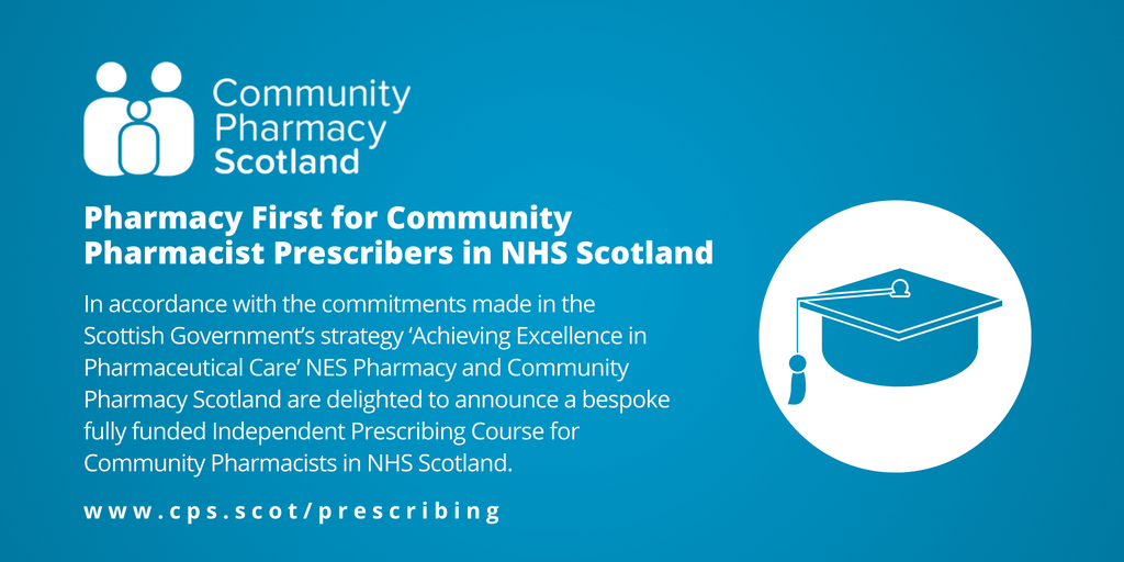 CPharmacyScot's tweet photo. Exciting opportunities for community pharmacy practitioners to develop IP skills aimed at building clinical role and capacity within network to support patients. Funding available to support. https://t.co/KZTsO13RBm @NESPharmacy #achievingexcellence #cpsvision https://t.co/B4mHs23TJS
