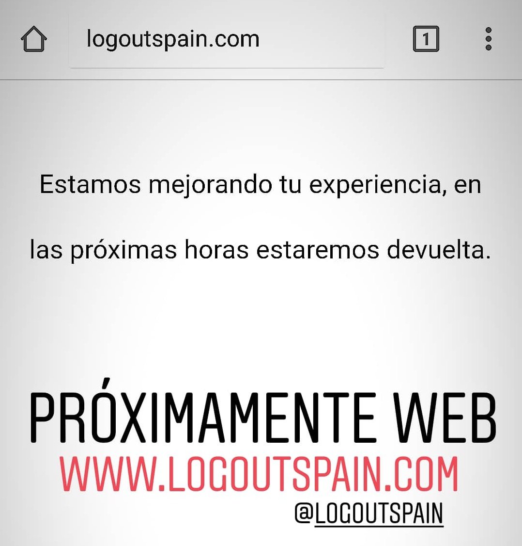 logoutspain's tweet photo. ¡Soooooooorpresa! ¡Próximamente web! 😜 Podréis hacer pedidos a través de ella, ver todos nuestros trabajos, encontrarnos en todas las redes sociales... ¡Siempre a la última para vosotros! #LogOutSpain https://t.co/VhouChtOHa