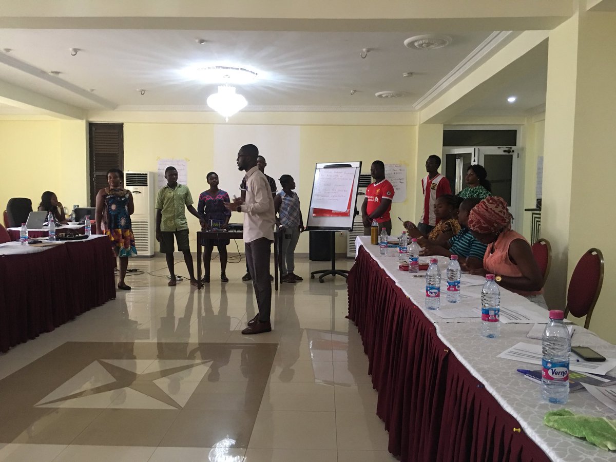 YAMghana's tweet photo. Day 3 of CSE Facilitators training ongoing at Tamale. Expanding knowledge base and exposing participants to the state of Adolescent health in Ghana and Adolescent growth and development #KnowItownItLiveIt https://t.co/0WShOKWAnK https://t.co/aFwsIwhvcv
