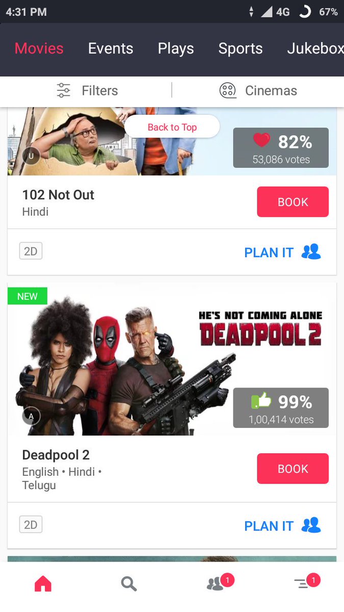 tweetyasser's tweet photo. 99%votes...DPs takin over...#Deadpool2 https://t.co/Z1nPIAnlpw