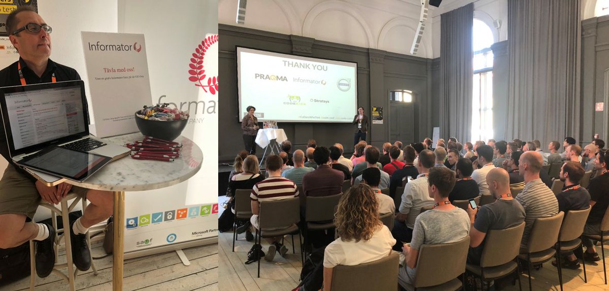 aljapaco's tweet image. Idag träffar du Informator på Testing for Coders i Göteborg! För dig som är på plats får du gärna komma fram och hälsa, snacka utbildning och vara med och tävla om en fri kursplats! #Coding #Testing #Informator