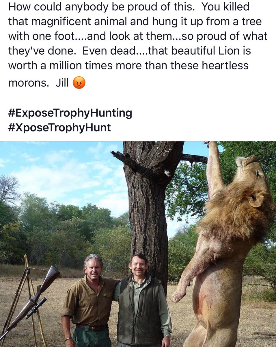 cyber_wench's tweet image. 😡Human Garbage😡 #BanTrophyHunting #NotYourTrophy #ExposeTrophyHunting #POS #RacingExtinction #HelpAwakenSleepingHearts