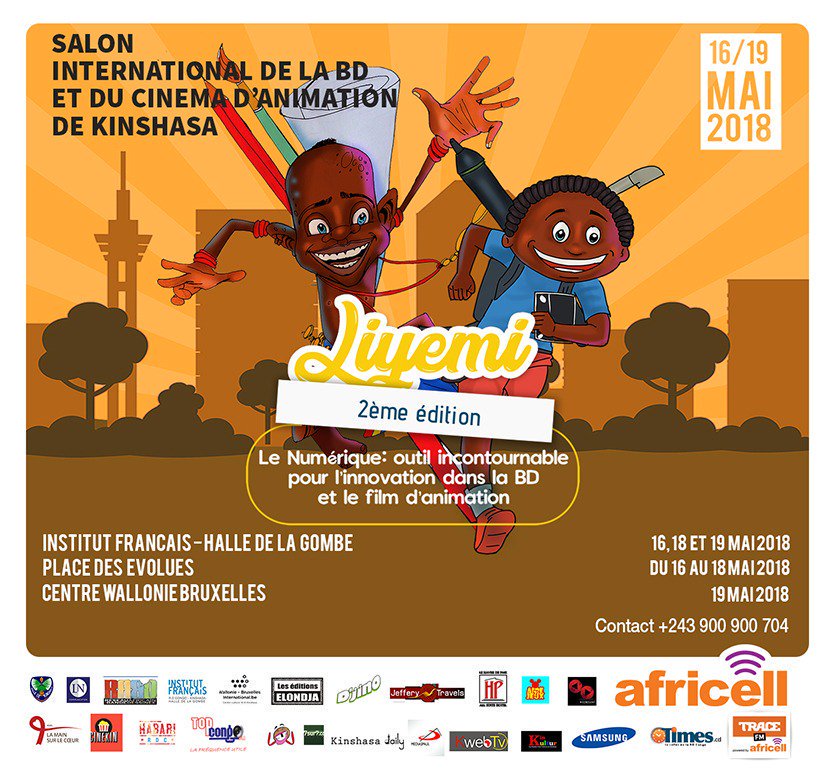 AlTshibanda's tweet photo. Je souhaite plein succès à la 2e édition du @salonliyemi, qui ouvre ses portes du 16 au 19 mai 2018 à Kinshasa. Félicitations à @rognday de @CommunicationLn ainsi qu'à toute son équipe! @AfricellRDCongo @TimesDRC @LOLCD_243 @KinshasaDaily @7sur7_cd @habariRDC @TopCongo #RDC https://t.co/Gt4siGzJgz