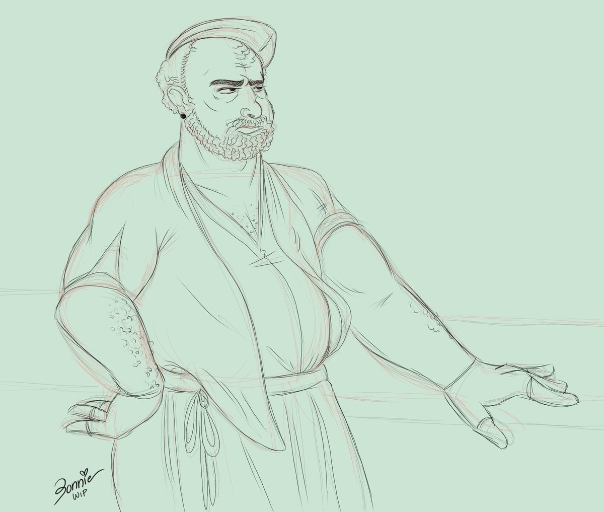 b0nnyrabbit's tweet image. tfw the apprentice doesnt stop for their usual bc they're in hot pursuit of the man who may or may not of killed the count but you dont care about all that bc you didnt bake this pumpkin bread just to fuckin look at it #breadguy #TheArcanaGame #wip