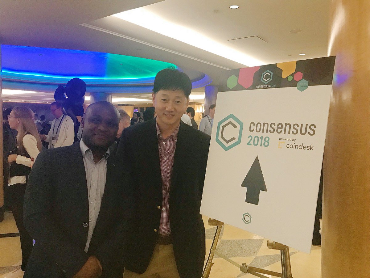 Our AMO team in New York for #Consensus2018 and #BlockchainWeekNYC! <a href="/Ni_Aimable/">Niki Aimable Niyikiza</a> <a href="/JaesonYoo/">Jaeson J. Yoo</a> 

If you'd like to meet up with us, send us a DM or email at ico@amo.foundation ✉️🤙 

#ico #blockchain #connectedcars #V2X #datarevolution #AMOBlockchain